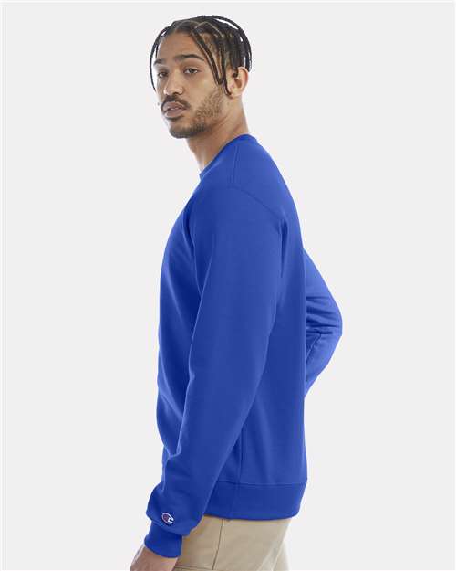 Powerblend® Crewneck Sweatshirt - OnModelSide - B21284753 - Royal Blue