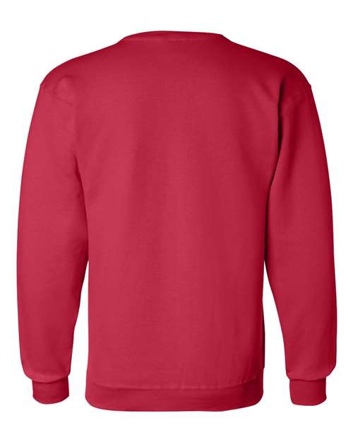 Powerblend® Crewneck Sweatshirt - Back - B21284703 - Scarlet