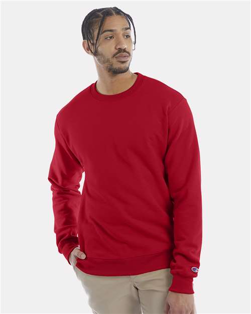 Powerblend® Crewneck Sweatshirt - OnModelFront - B21284703 - Scarlet