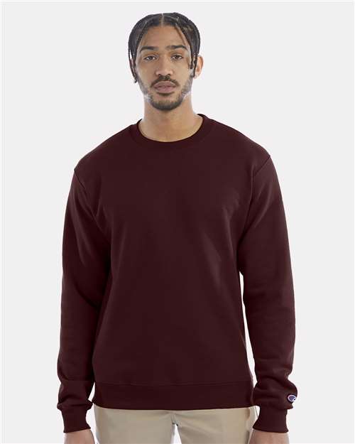 Powerblend® Crewneck Sweatshirt - OnModelFront - B21284533 - Maroon