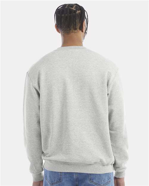 Powerblend® Crewneck Sweatshirt - OnModelBack - B21284023 - Silver Grey