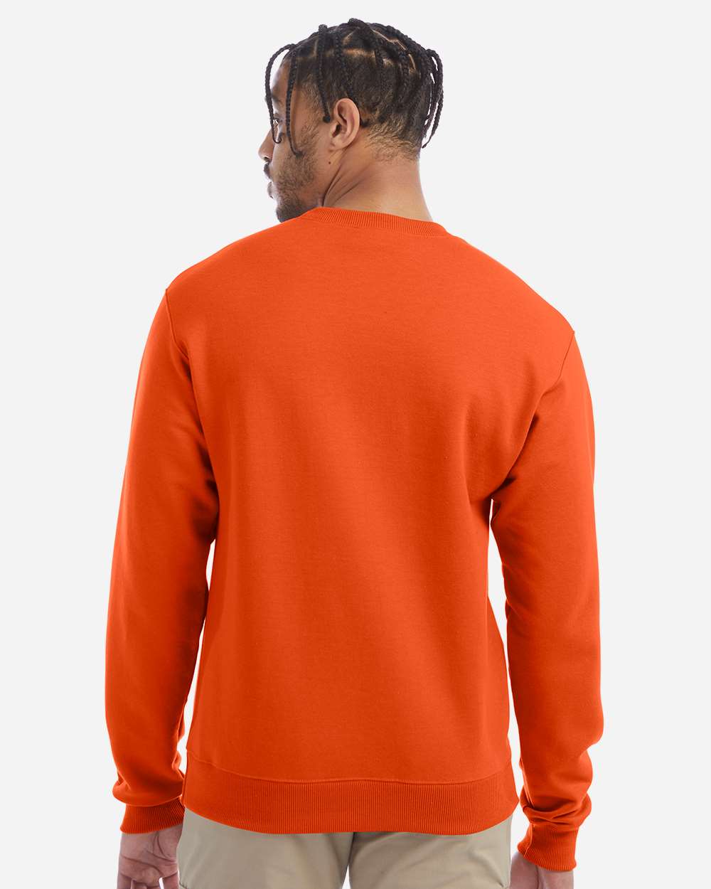 Powerblend® Crewneck Sweatshirt - OnModelBack - B21284663 - Orange