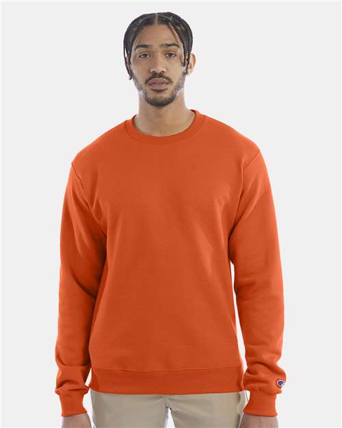 Powerblend® Crewneck Sweatshirt - OnModelFront - B21284663 - Orange