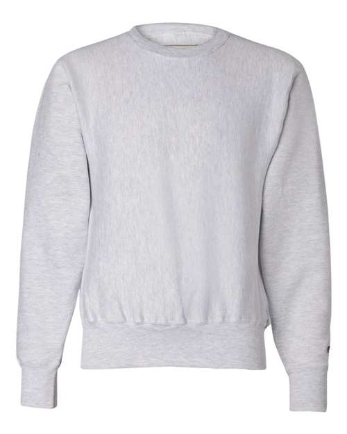 Unisex Reverse Weave® Crewneck Sweatshirt - Front - B20384356 - Silver Grey