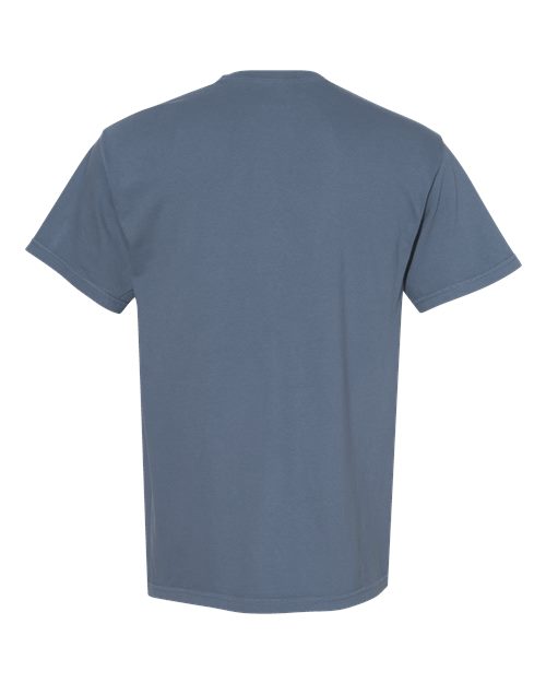 Garment-Dyed Heavyweight T-Shirt - Back - B00708983 - Blue Jean