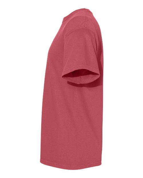 Garment-Dyed Heavyweight T-Shirt - DirectSide - B00708223 - Crimson