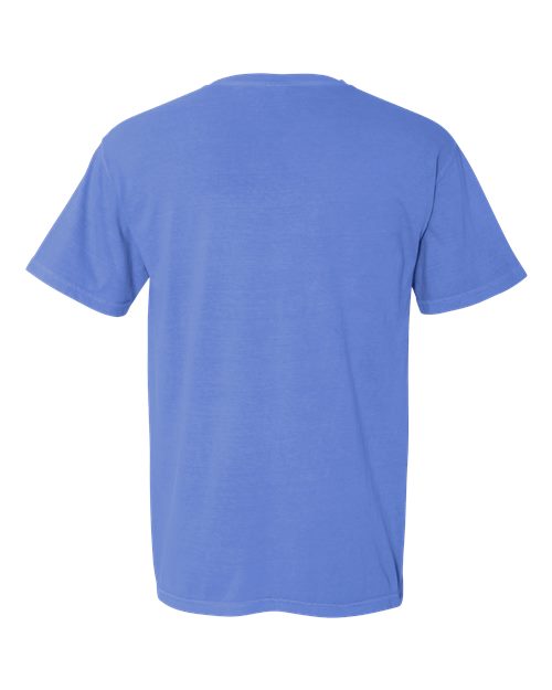 Garment-Dyed Heavyweight T-Shirt - Back - B00708483 - Flo Blue