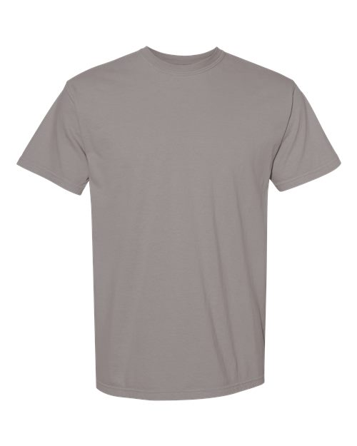 Garment-Dyed Heavyweight T-Shirt - Front - B00708583 - Grey