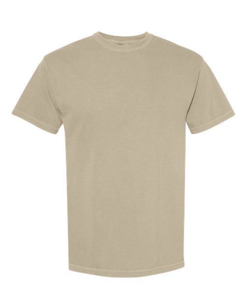 Garment-Dyed Heavyweight T-Shirt - Front - B00708773 - Khaki