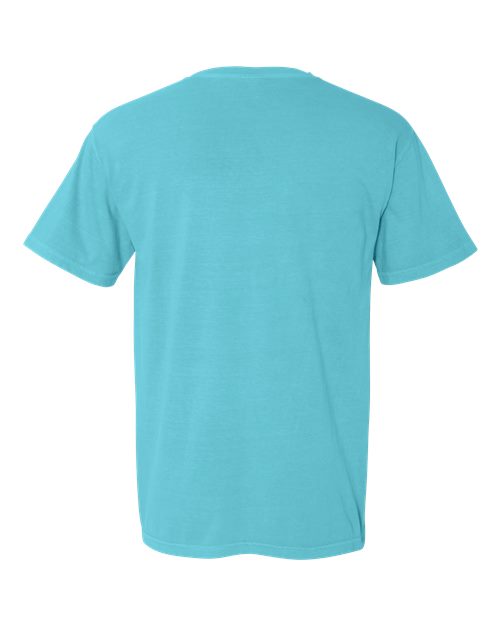 Garment-Dyed Heavyweight T-Shirt - Back - B00708633 - Lagoon