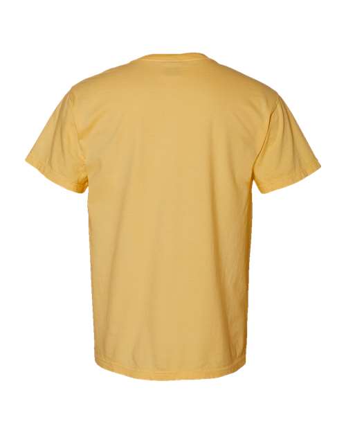 Garment-Dyed Heavyweight T-Shirt - Back - B00708283 - Mustard
