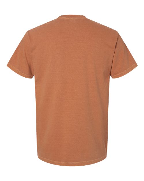 Garment-Dyed Heavyweight T-Shirt - Back - B00708323 - Yam