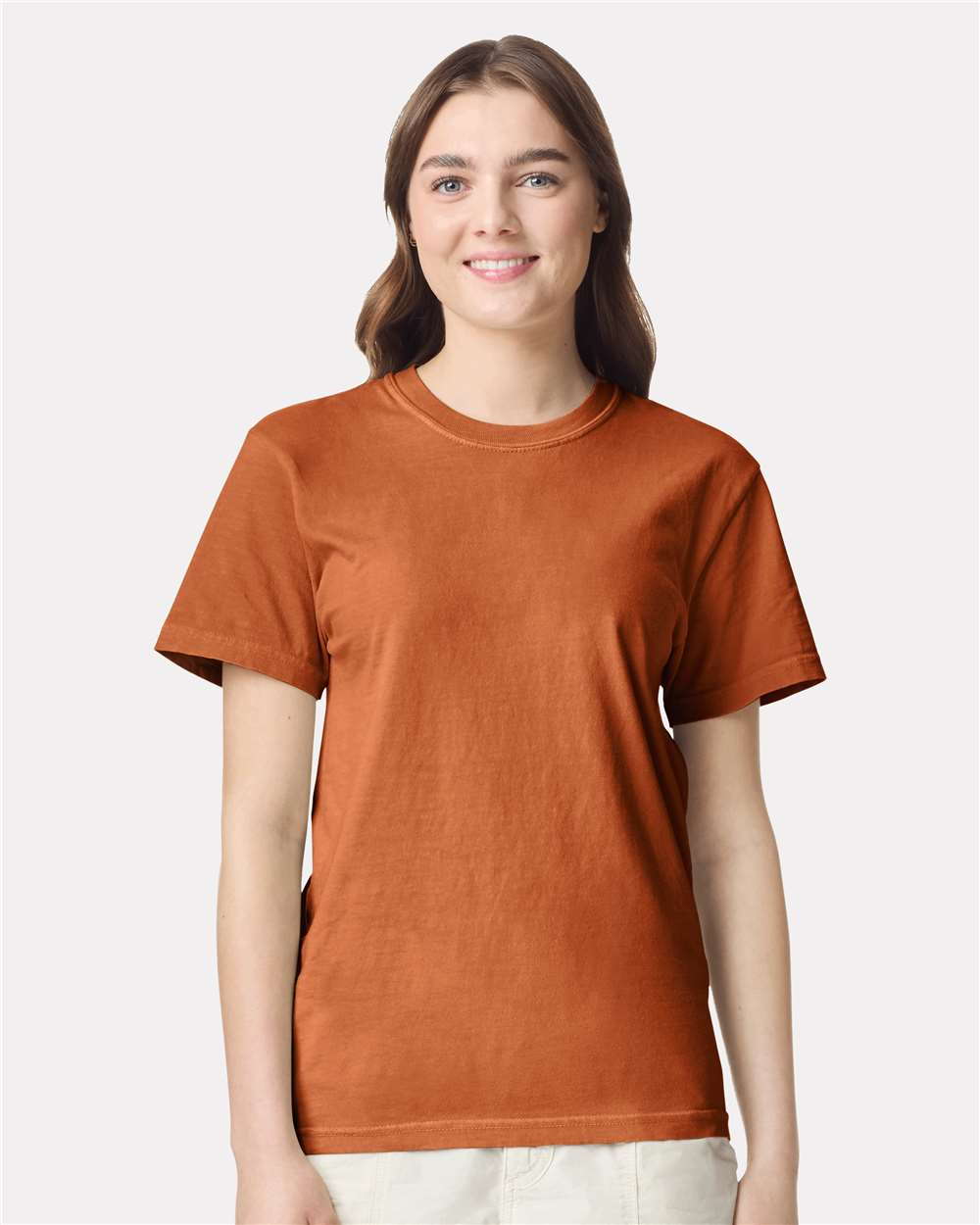 Garment-Dyed Heavyweight T-Shirt - OnModelFront - B00708323 - Yam