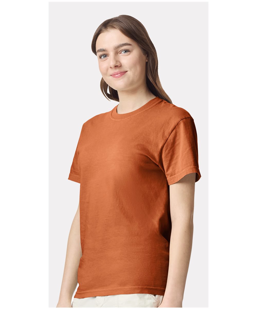 Garment-Dyed Heavyweight T-Shirt - OnModelSide - B00708323 - Yam