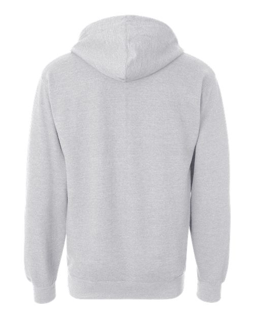Midweight Hooded Sweatshirt - Back - B23676352 - Grey Heather