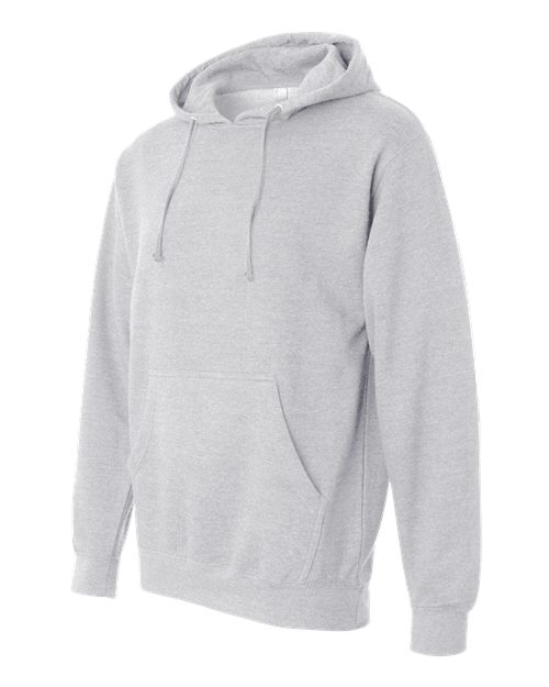 Midweight Hooded Sweatshirt - Side - B23676352 - Grey Heather
