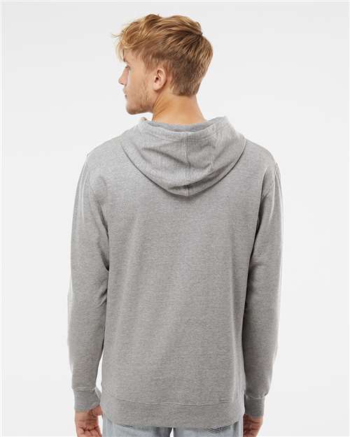 Midweight Hooded Sweatshirt - OnModelBack - B23676352 - Grey Heather