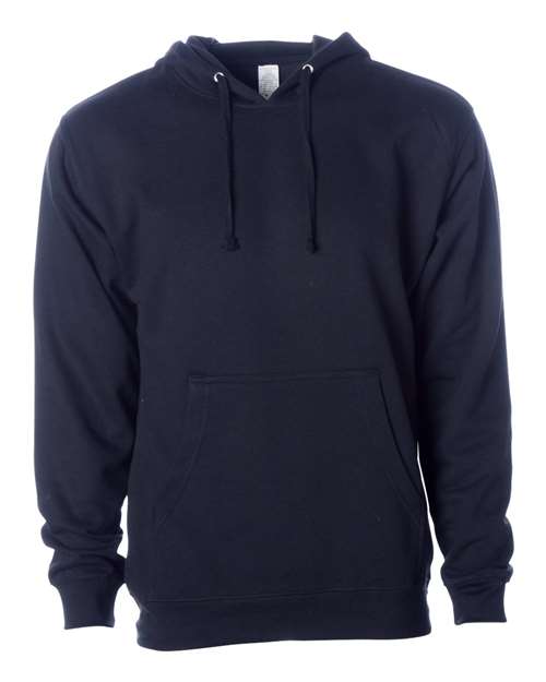 Midweight Hooded Sweatshirt - Front - B23676653 - Classic Navy