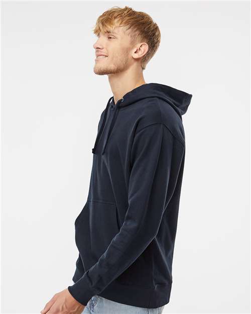 Midweight Hooded Sweatshirt - OnModelSide - B23676653 - Classic Navy