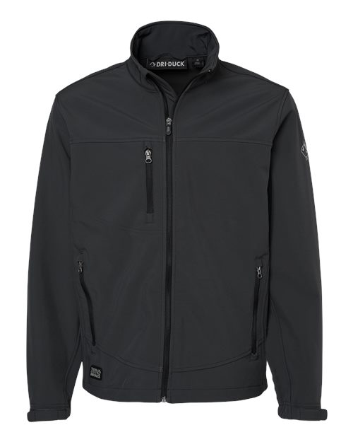 Men's Motion Soft Shell Jacket - Front - B82067099 - Charcoal