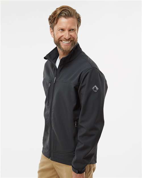 Men's Motion Soft Shell Jacket - OnModelSide - B82067099 - Charcoal