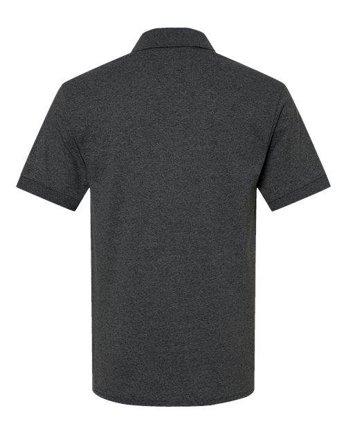 DryBlend® Jersey Polo - Back - B11060093 - Dark Heather