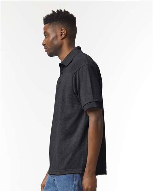 DryBlend® Jersey Polo - OnModelSide - B11060093 - Dark Heather