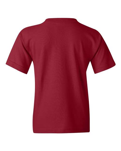 Heavy Cotton™ Youth T-Shirt - Back - B31560062 - Garnet