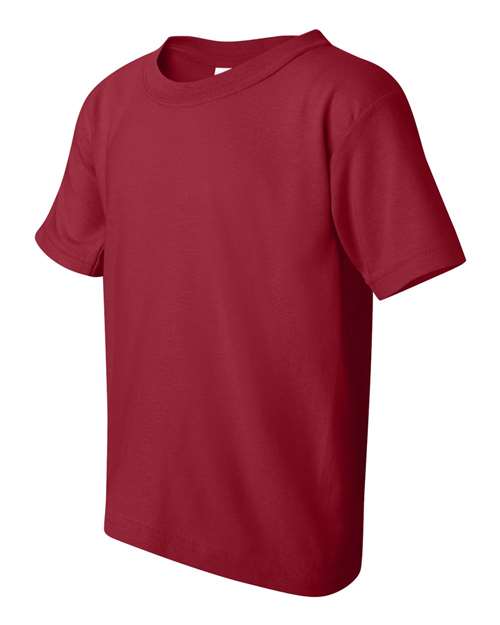 Heavy Cotton™ Youth T-Shirt - Side - B31560062 - Garnet