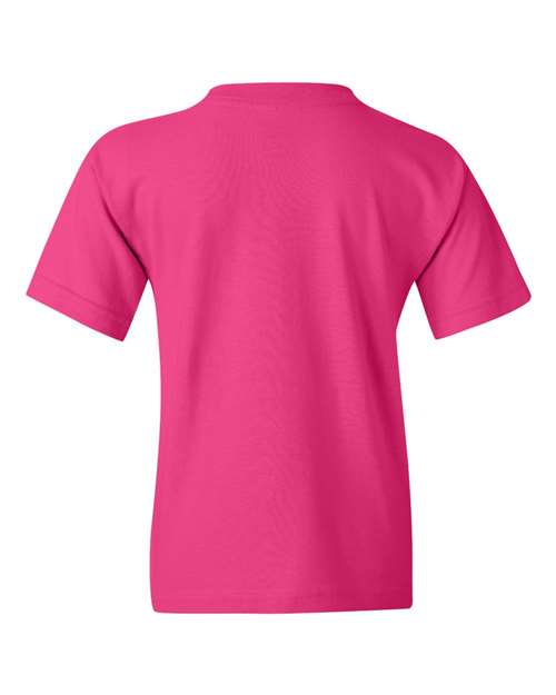 Heavy Cotton™ Youth T-Shirt - Back - B31560692 - Heliconia
