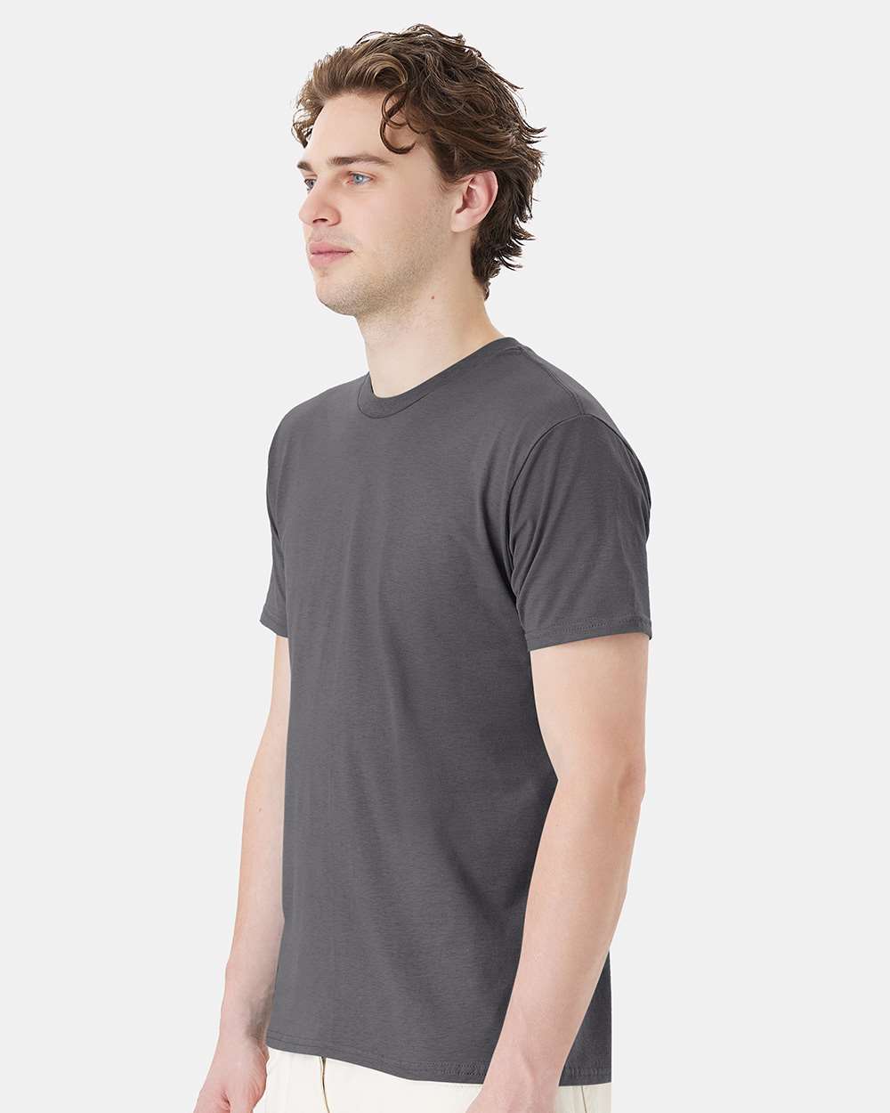 Perfect-T T-Shirt - OnModelSide - B00600513 - Smoke Grey