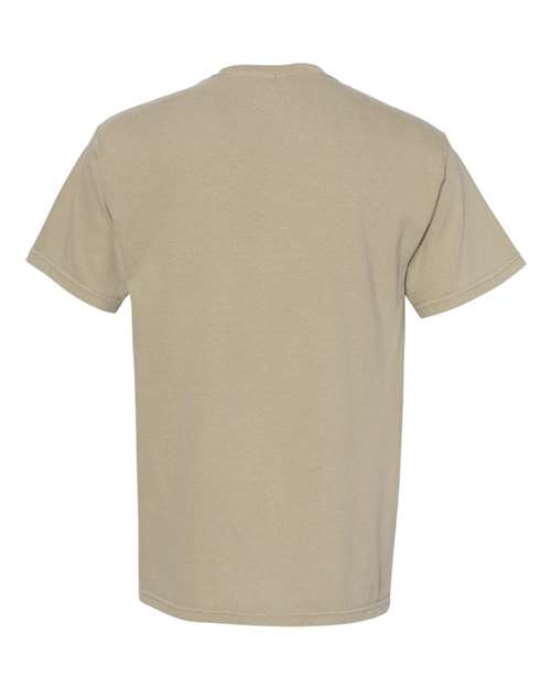 Garment-Dyed Heavyweight Pocket T-Shirt - Back - B08508773 - Khaki