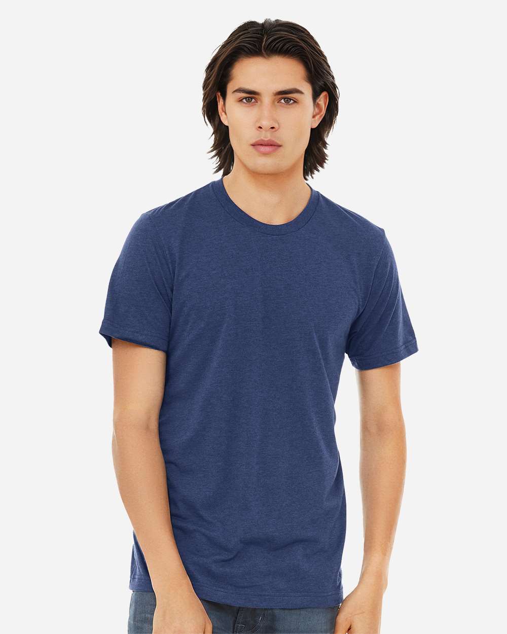 Triblend Tee - OnModelFront - B84706652 - Navy Triblend