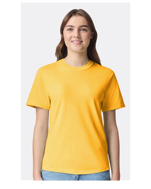 Garment-Dyed Heavyweight T-Shirt - OnModelFront - B00708403 - Citrus