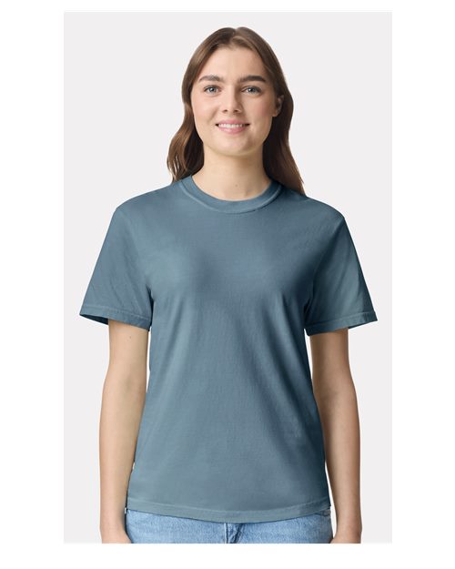 Garment-Dyed Heavyweight T-Shirt - OnModelFront - B00708373 - Ice Blue