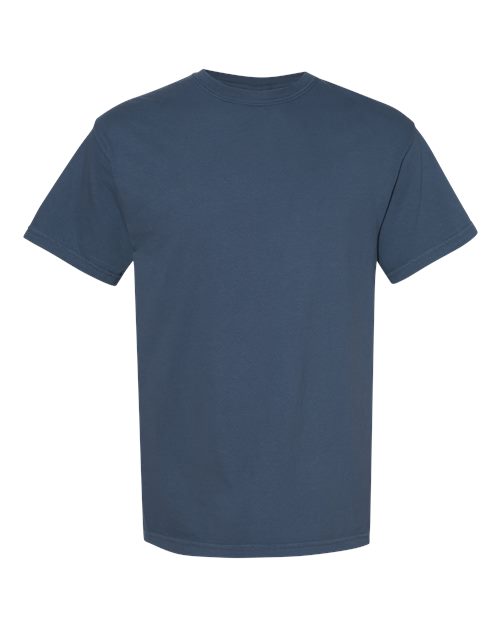 Garment-Dyed Heavyweight T-Shirt - Front - B00708863 - Midnight