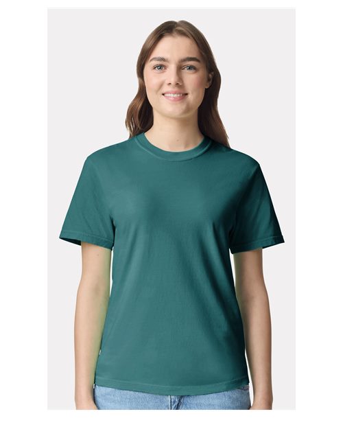 Garment-Dyed Heavyweight T-Shirt - OnModelFront - B00708053 - Seafoam