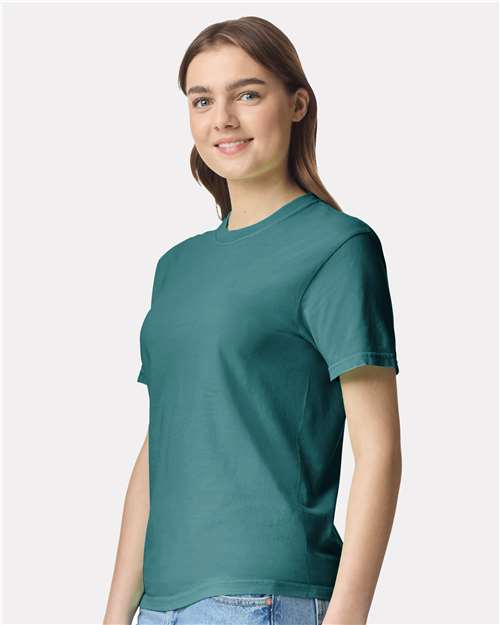 Garment-Dyed Heavyweight T-Shirt - OnModelSide - B00708053 - Seafoam