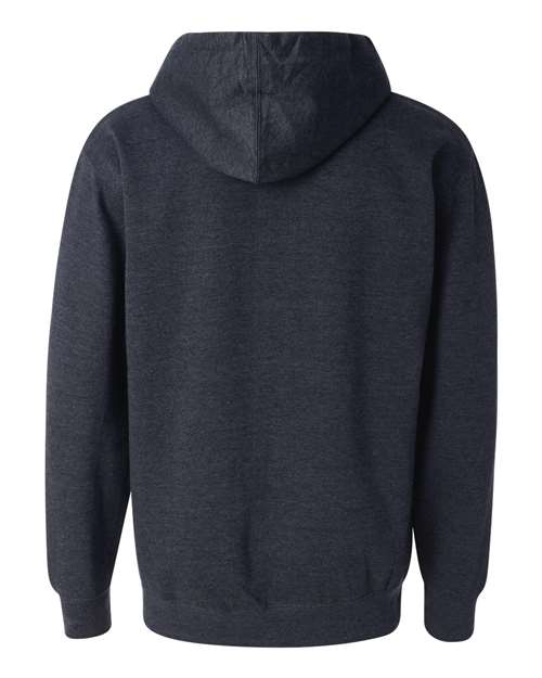 Midweight Hooded Sweatshirt - Back - B23676632 - Classic Navy Heather