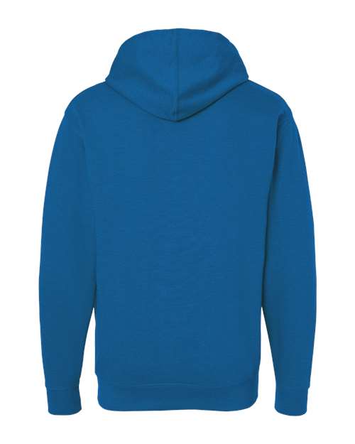 Midweight Hooded Sweatshirt - Back - B23676762 - Royal Heather