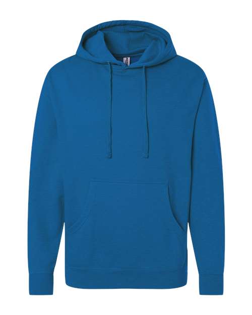 Midweight Hooded Sweatshirt - Front - B23676763 - Royal Heather