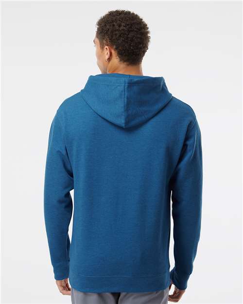 Midweight Hooded Sweatshirt - OnModelBack - B23676763 - Royal Heather