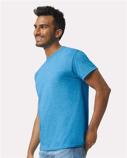 Ultra Cotton® T-Shirt - OnModelSide - B00760723 - Heather Sapphire