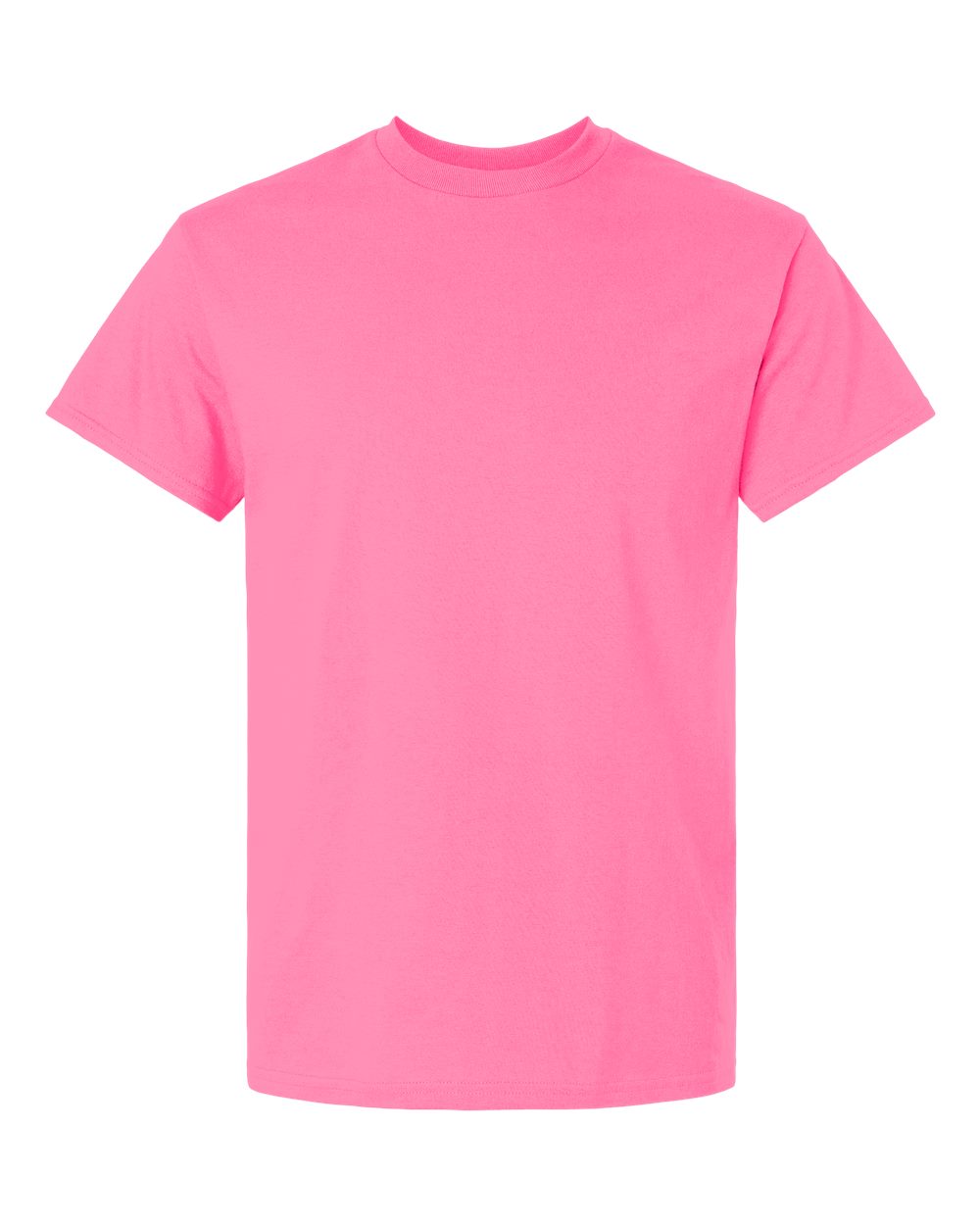 Ultra Cotton® T-Shirt - Front - B00760143 - Safety Pink