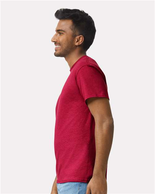 Ultra Cotton® T-Shirt - OnModelSide - B00760033 - Antique Cherry Red