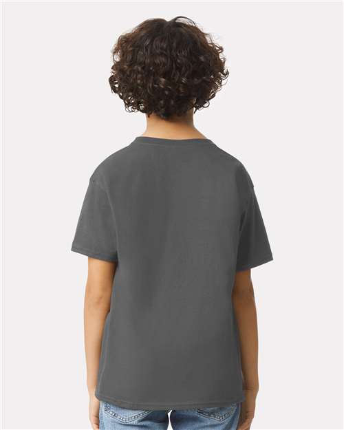 Ultra Cotton® Youth T-Shirt - OnModelBack - B31660092 - Charcoal