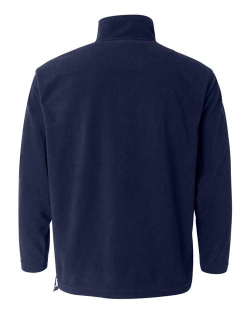 Microfleece Full-Zip Jacket - Back - B81983653 - Nantucket Navy