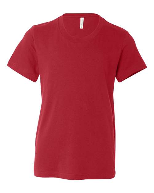Youth Jersey Tee - Front - B38006703 - Red