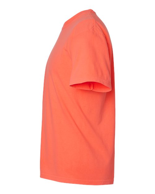 Garment-Dyed Heavyweight T-Shirt - DirectSide - B00708153 - Neon Red Orange