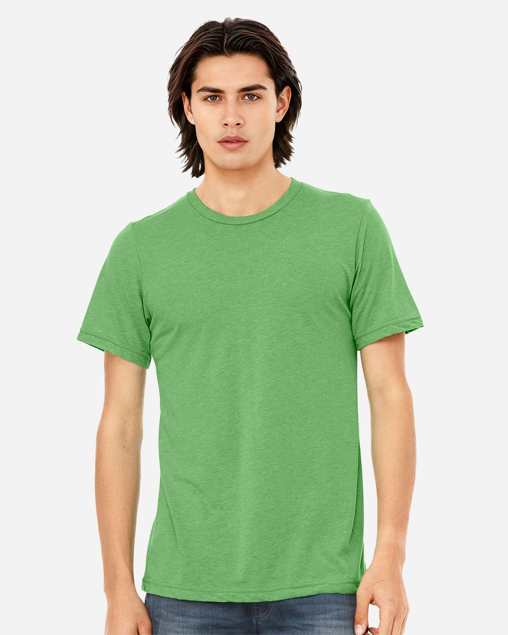 Triblend Tee - OnModelFront - B84706192 - Green Triblend